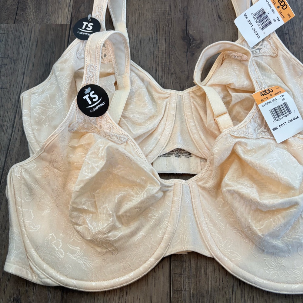 Playtex Secrets Full Figure Cottony Underwire Bra 4415 - Picture 2 of 6